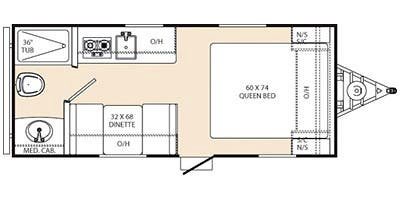 2014 21' Coachmen Clipper 17FQ photo 2